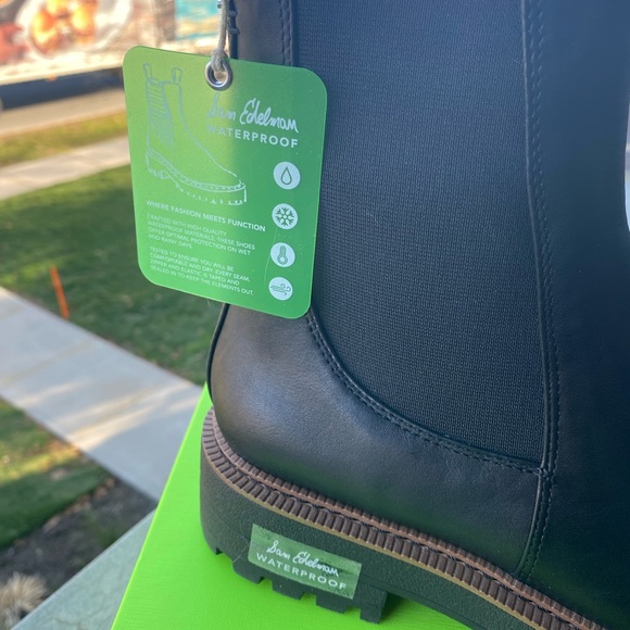 Sam Edelman, Women’s Black Leather Boots. - Picture 7 of 7